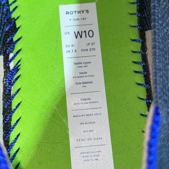 Rothy's Slip On Sneaker The Original Shoes Recycled - Picture 10 of 10